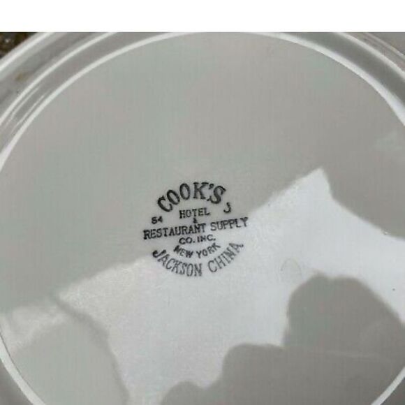 Jackson China Cook’s Hotel and Restaurant Supply 9” Dinner Plate - Picture 3 of 3